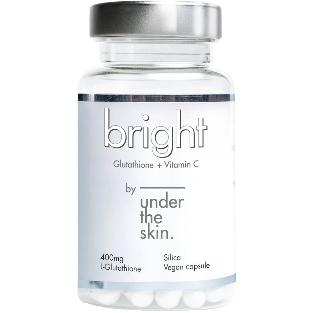 glutathione apotek Köp Under the Skin Bright Glutathione + Vitamin C 60 kapslar