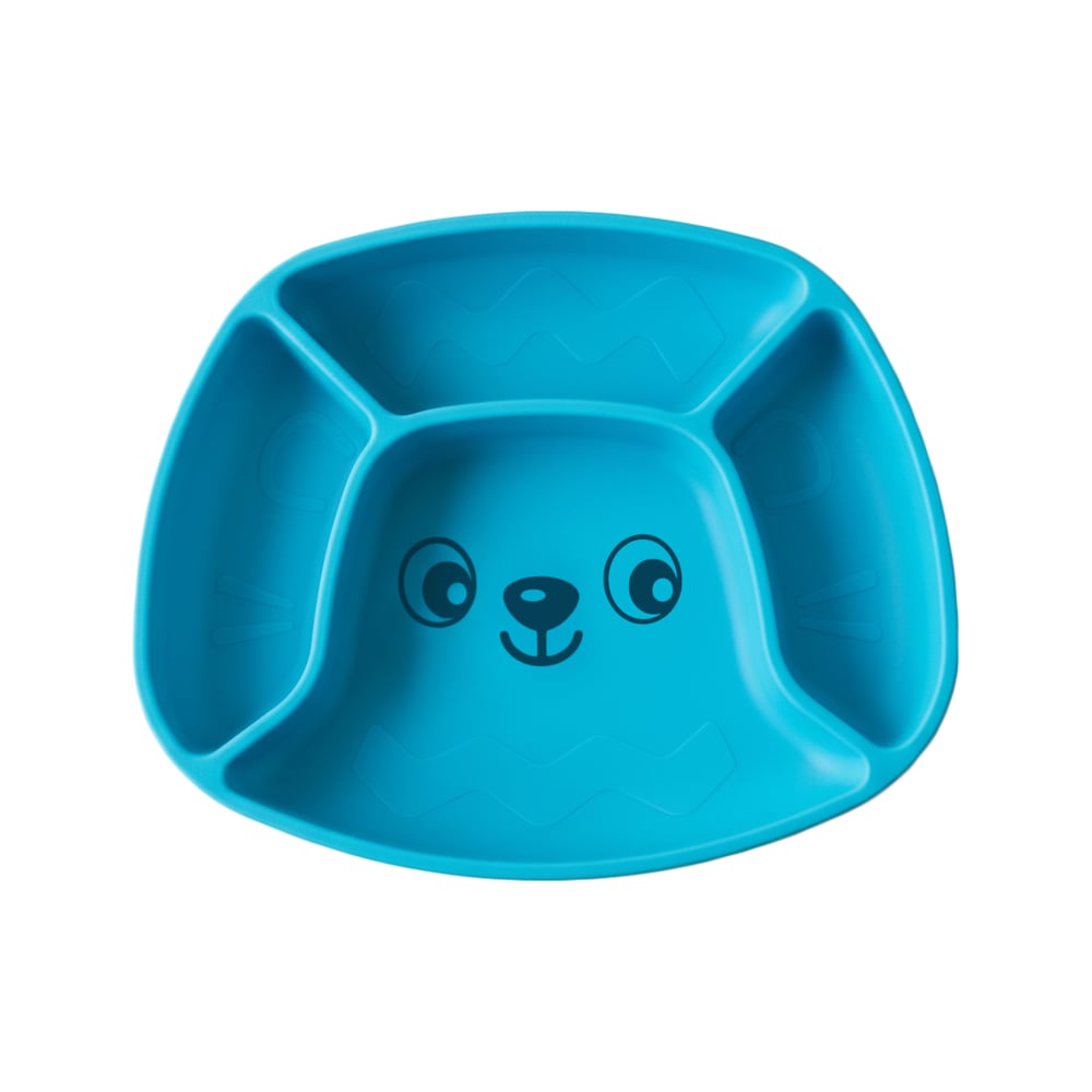 Köp Playgro Stick & Snack Silicone Suction Plate Blue 6 mån+ | Apohem