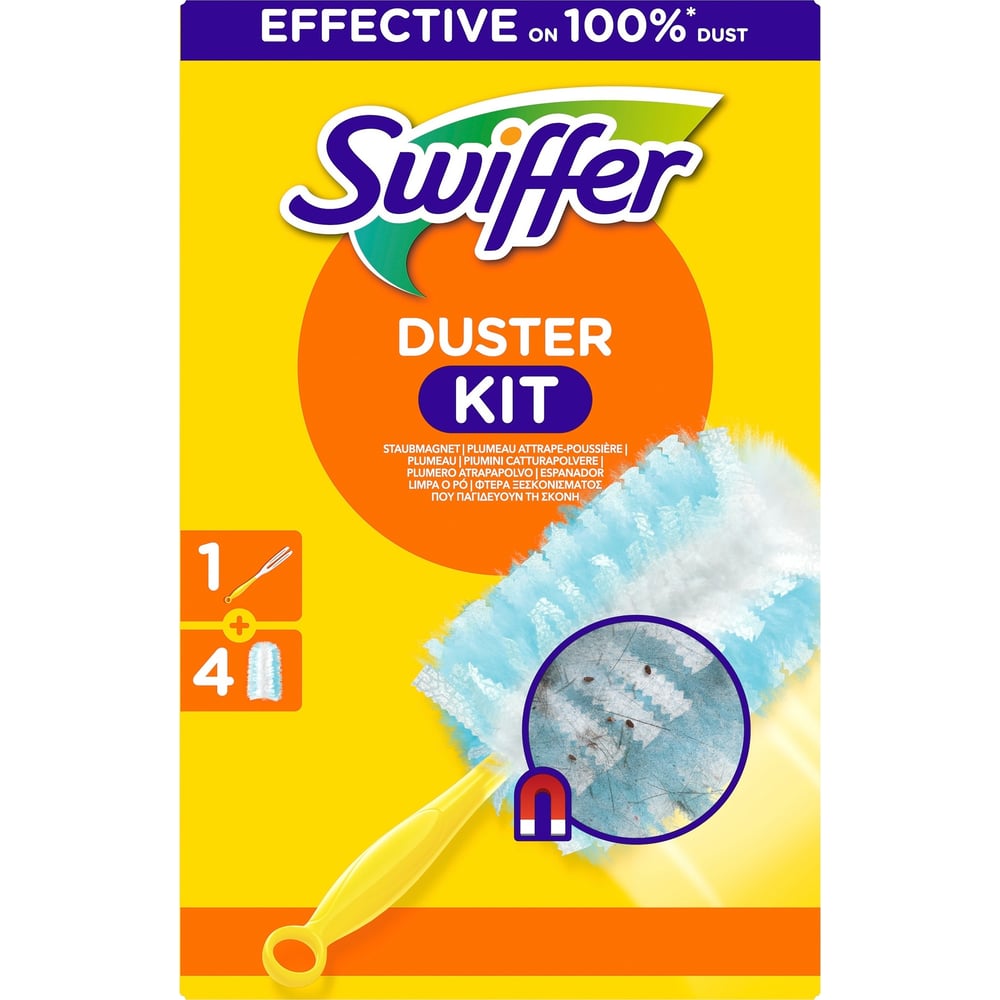 Köp Swiffer Duster Starter Kit handtag + 4 refiller fångar 3 | Apohem