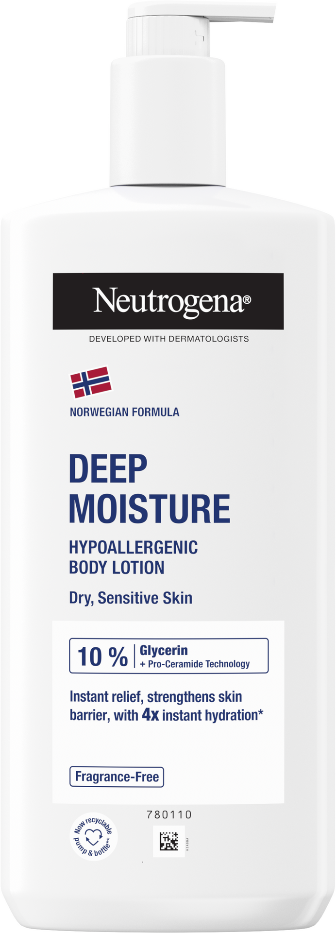 Neutrogena Deep Moisture Hypoallergenic Lotion 400 ml