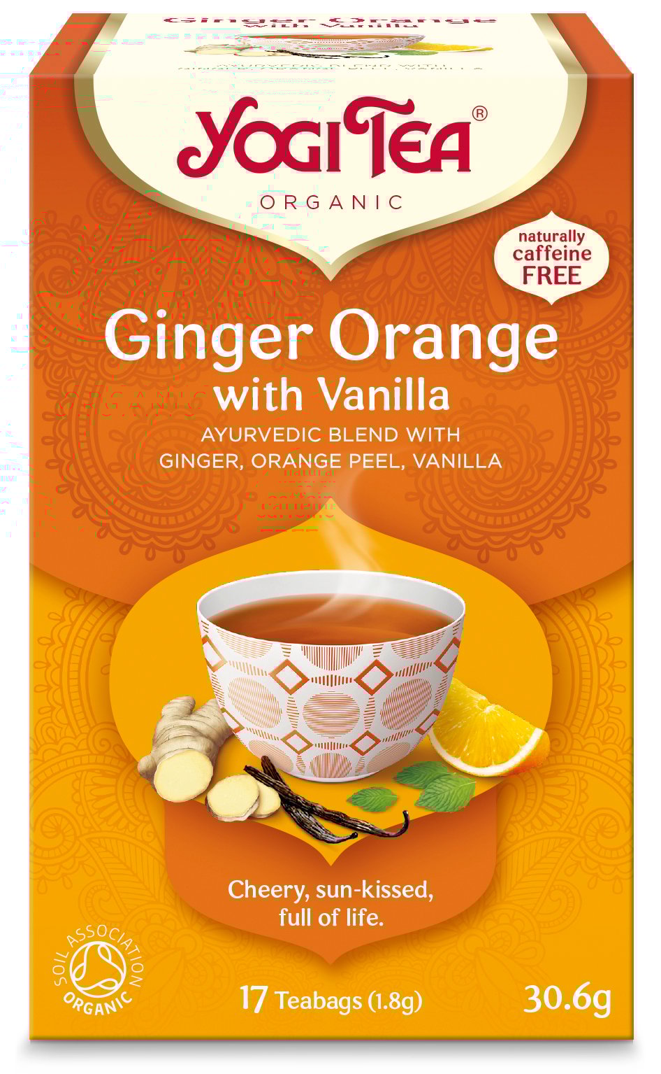 Yogi Tea Ingefära Apelsin Vanilj KRAV 17 Påsar