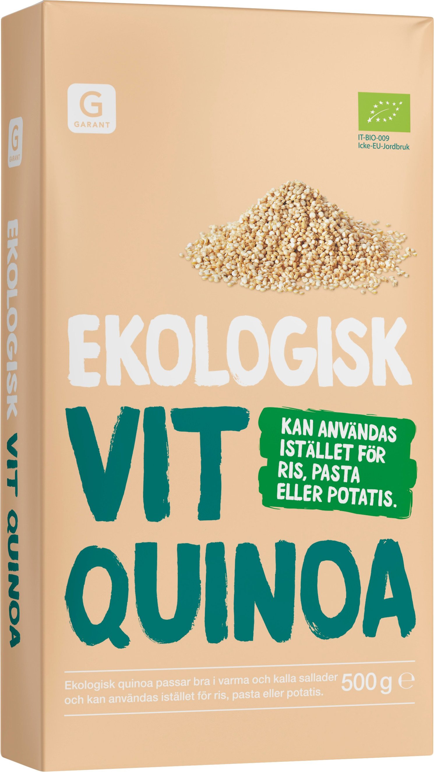 Garant Ekologisk Vit Quinoa 500g