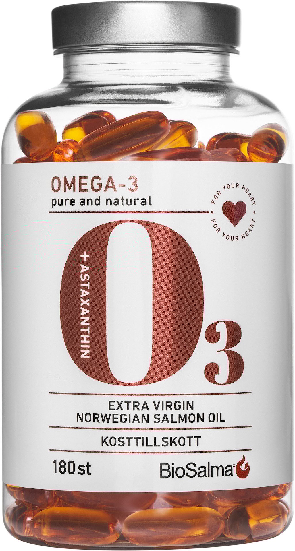 BioSalma Salmon Oil 1000mg 180 kapslar
