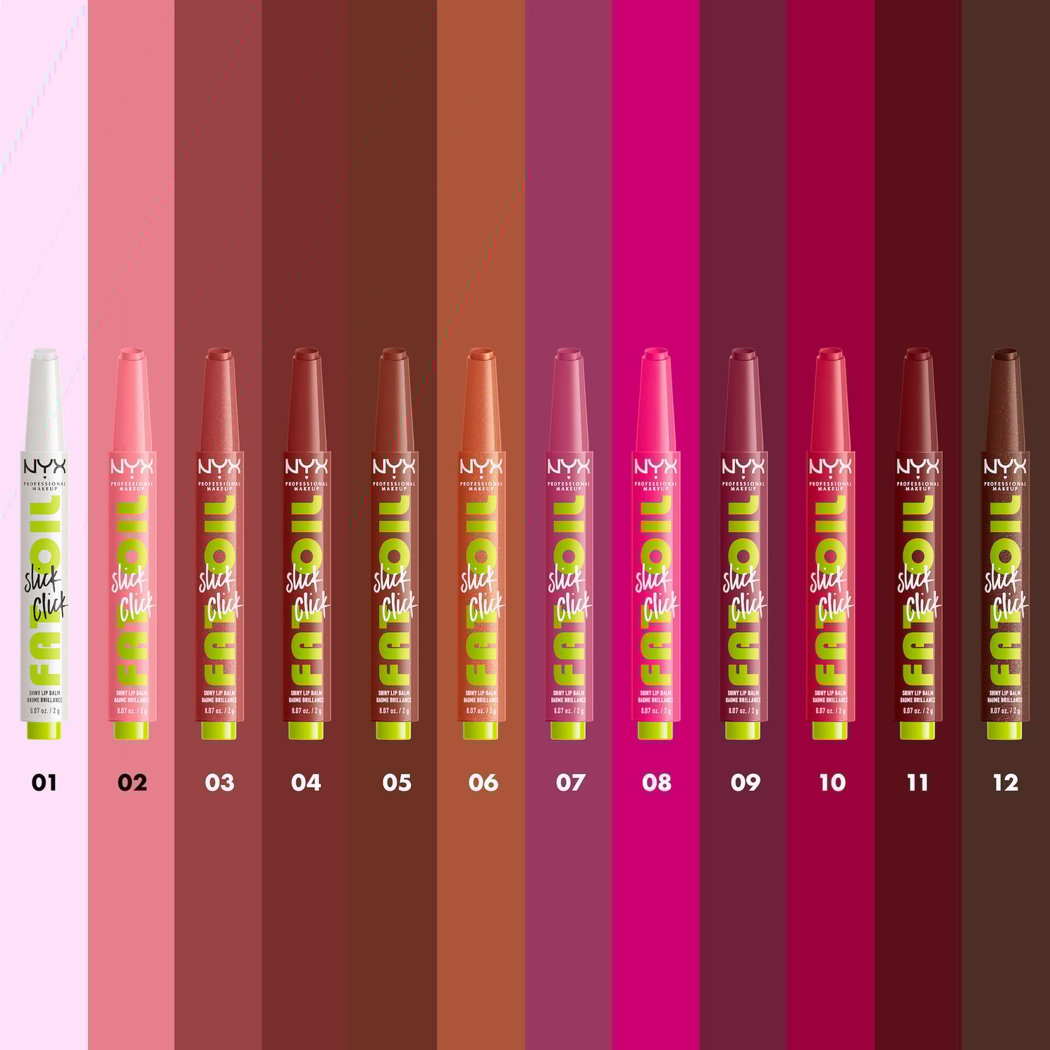 NYX Professional Makeup Fat Oil Slick Stick 12 Trending Topic 2g