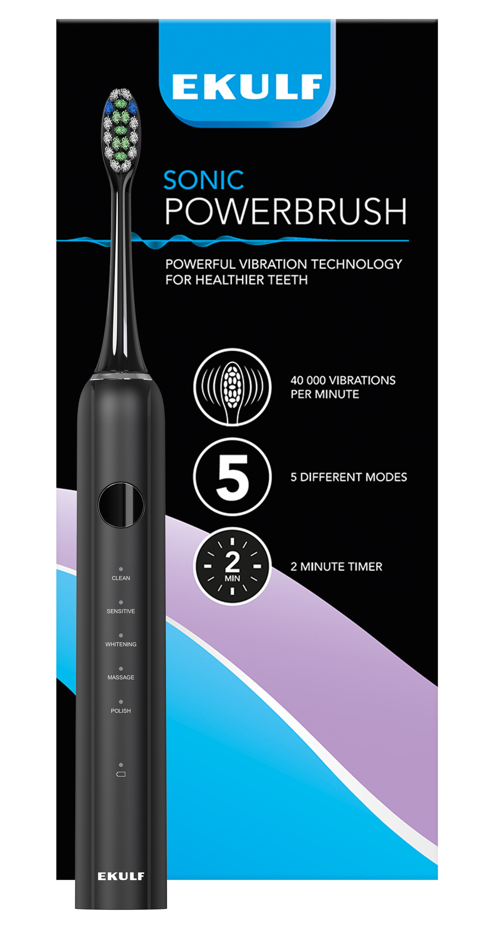 EKULF Sonic PowerBrush black