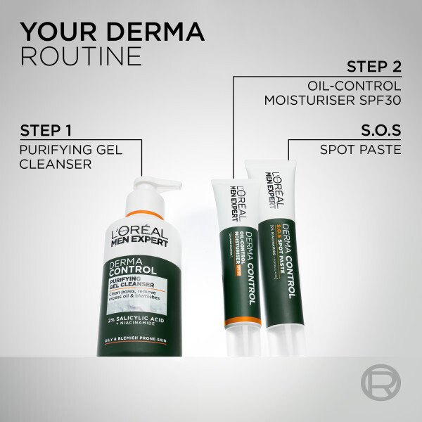 L'Oréal Paris Men Expert Derma Control Oil-Control SPF30 Moisturiser 40 ml