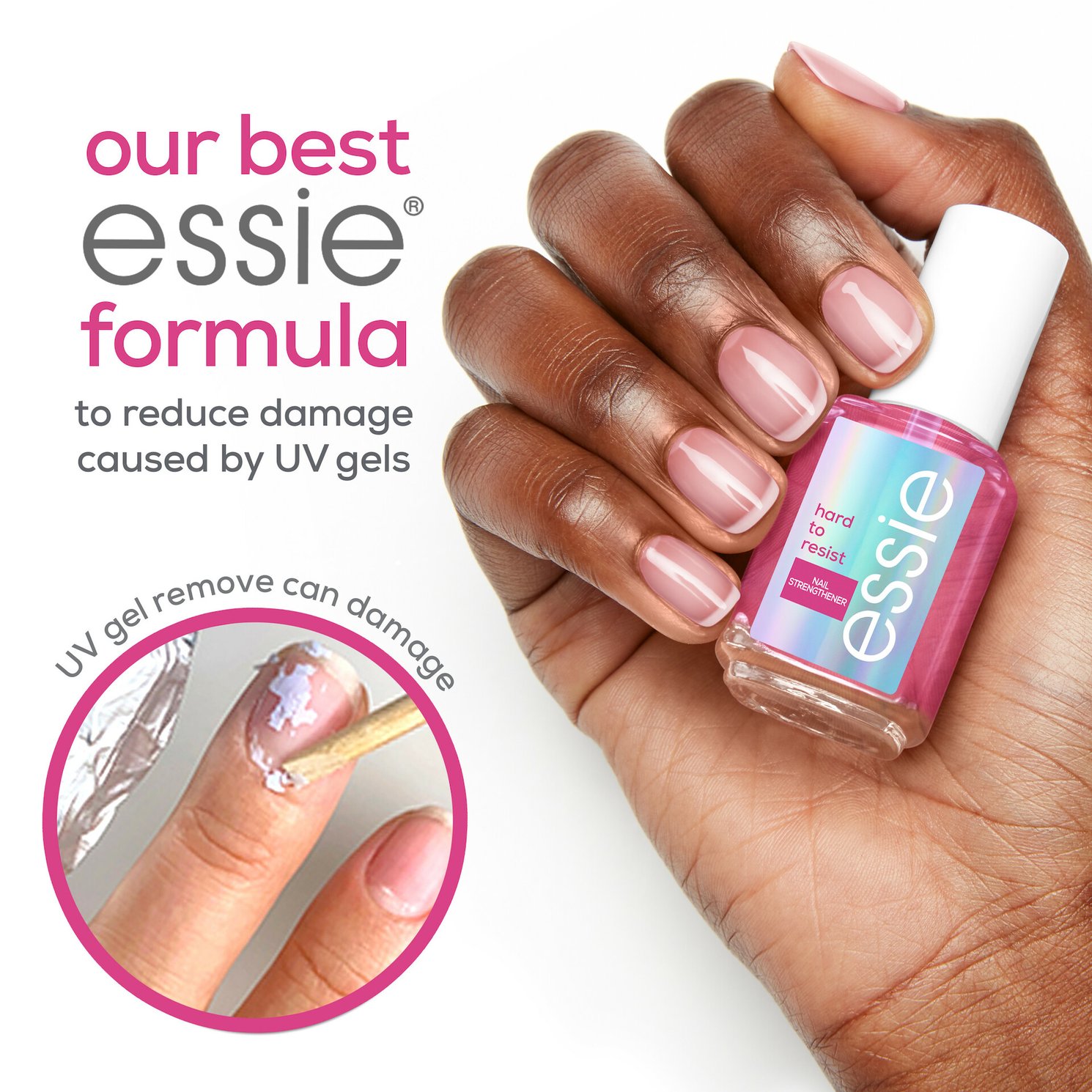 essie Hard To Resist Glow & Shine Sheer Pink 13,5 ml