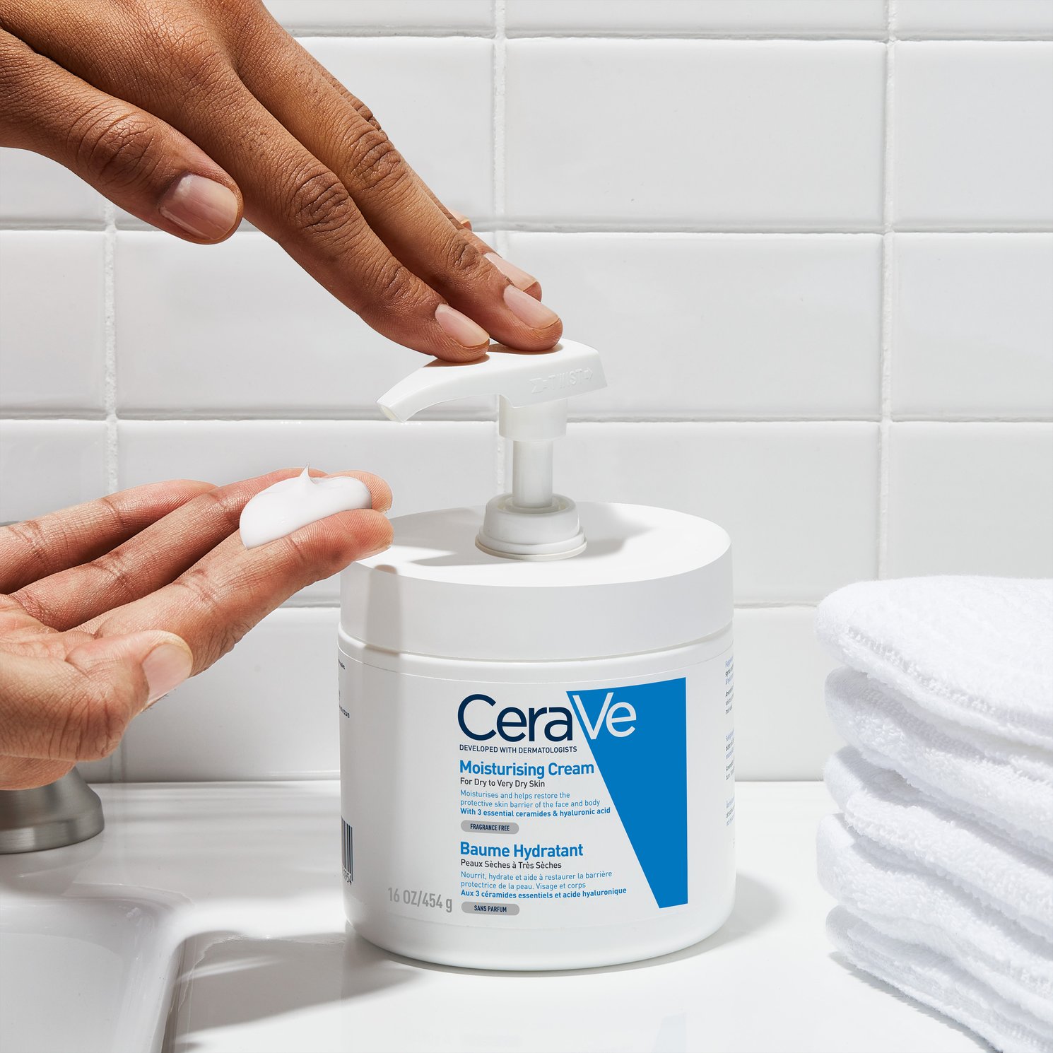 Cerave Moisturising Cream Med Pump 454 g