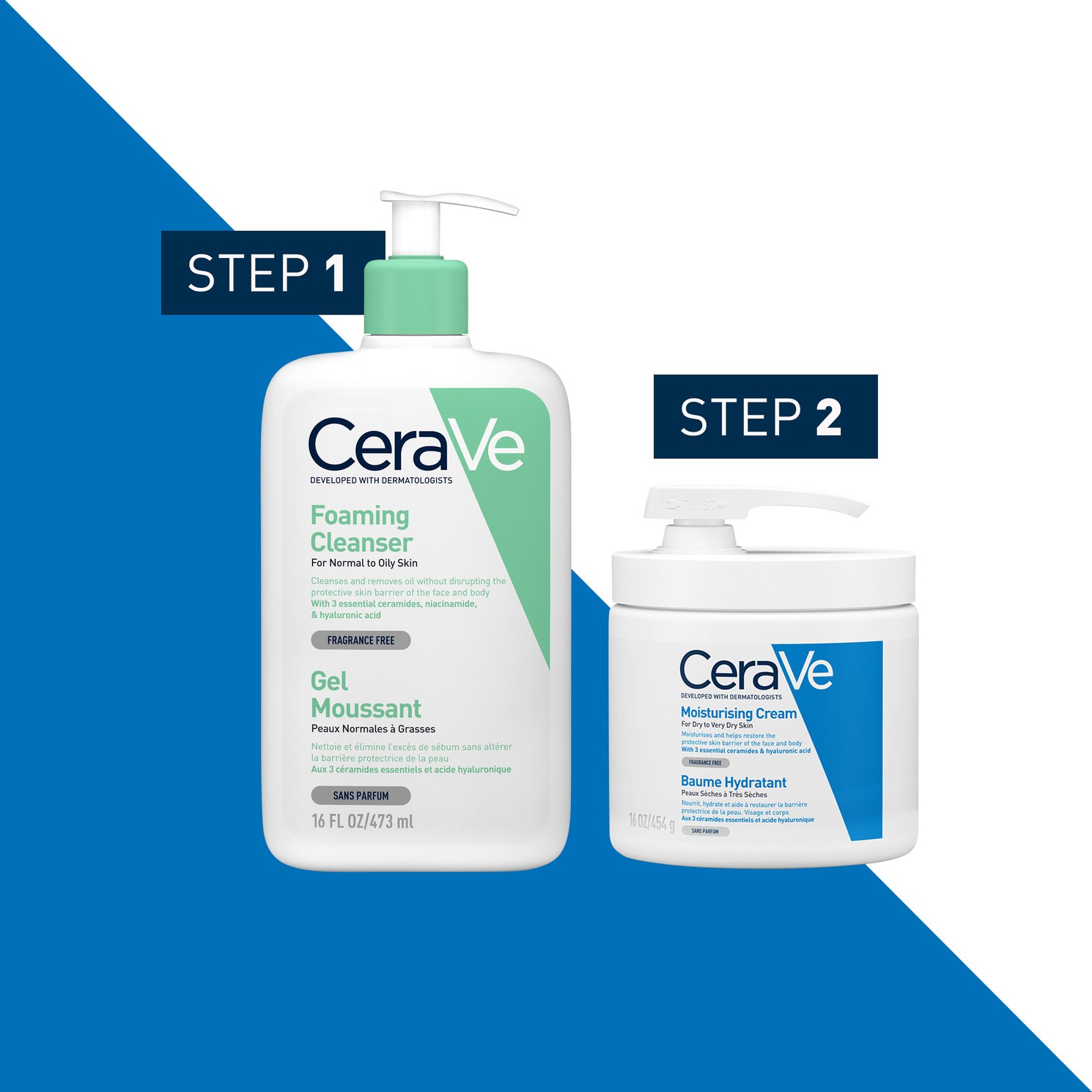 Cerave Moisturising Cream Med Pump 454 g