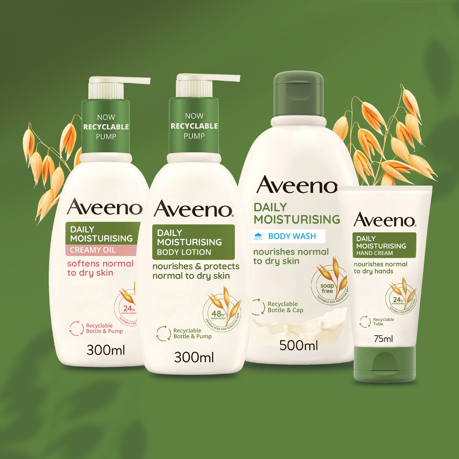 Aveeno Daily Moisturising Creamy Oil 300ml