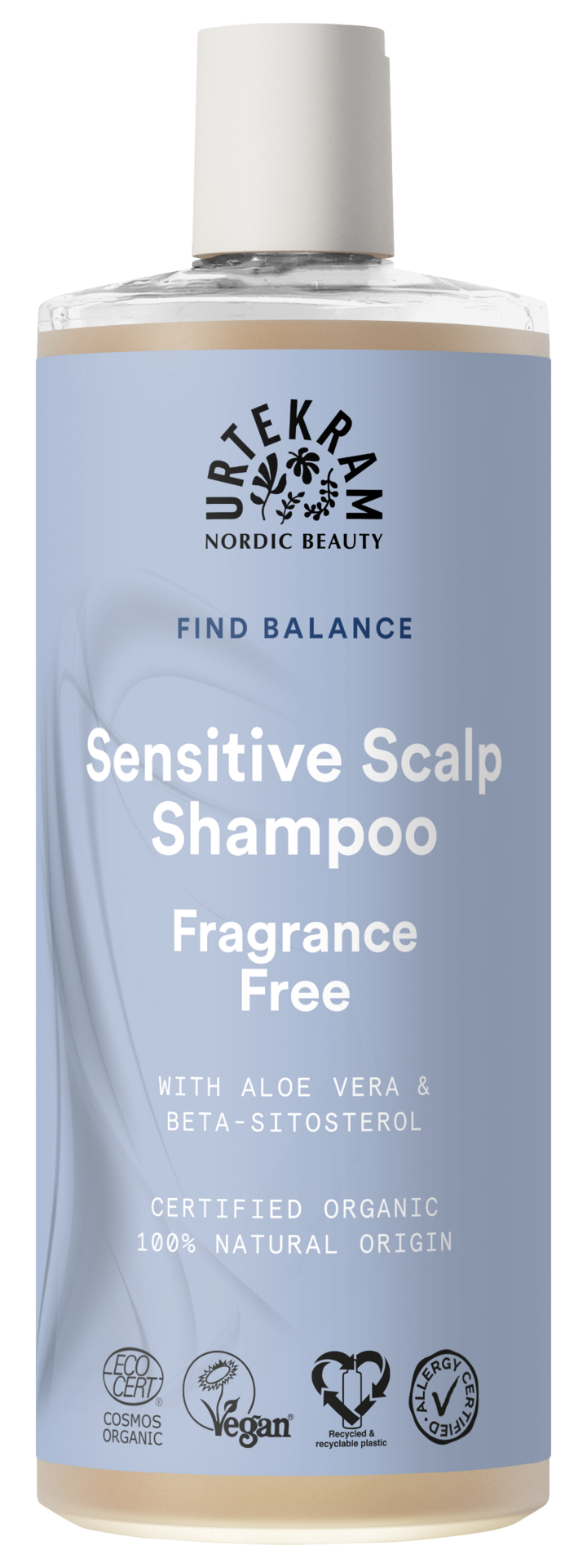 Urtekram Beauty Fragrance Free Schampo 500 ml