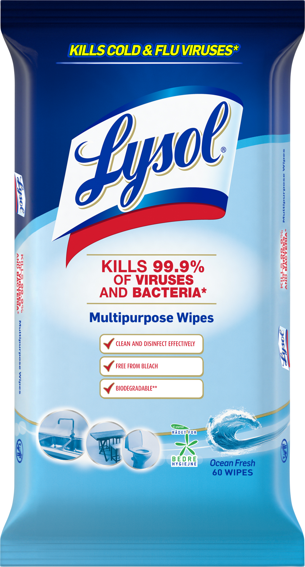 Lysol Wipes Universal 60 st