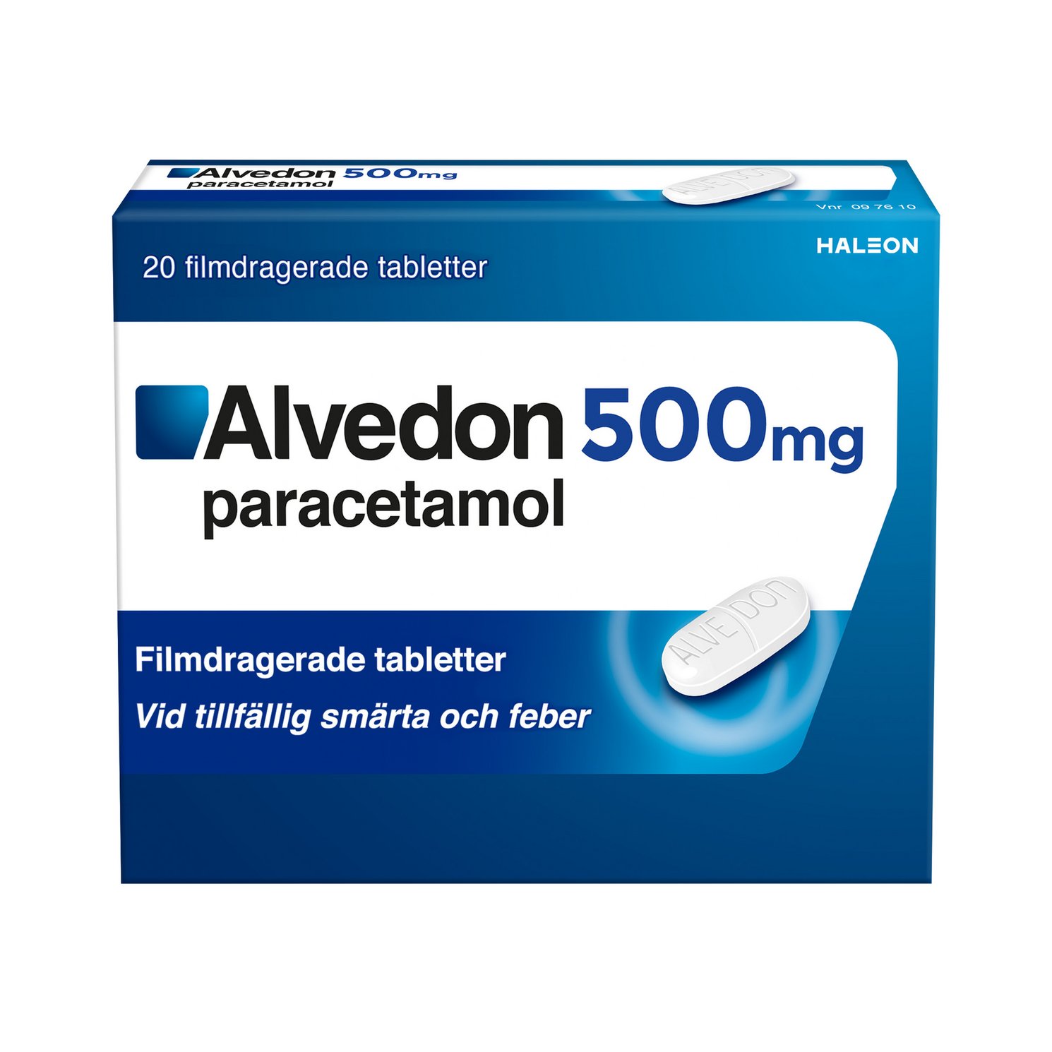 Alvedon Tabletter 500 mg Paracetamol 20 st