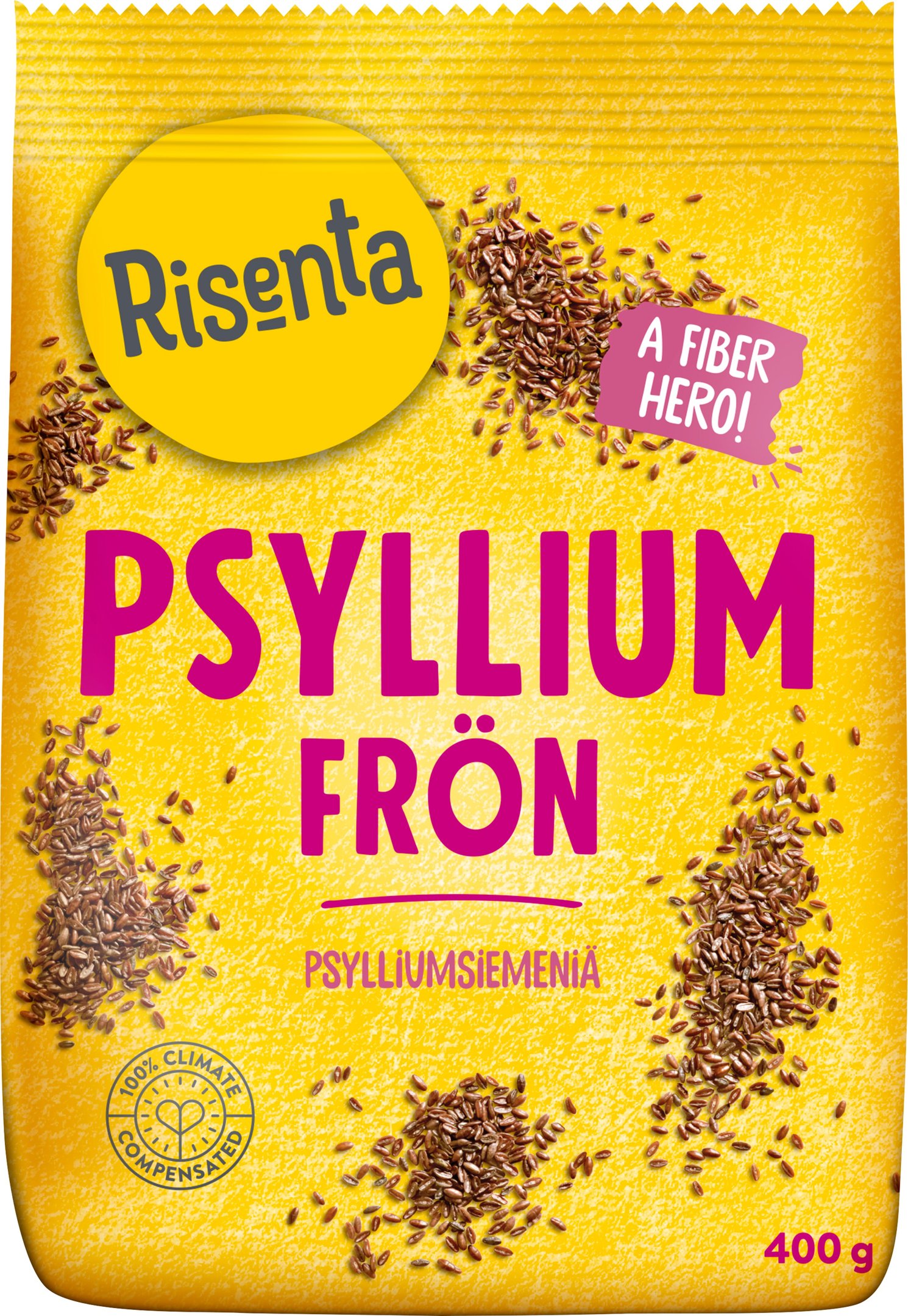 Risenta Psylliumfrön 400 g