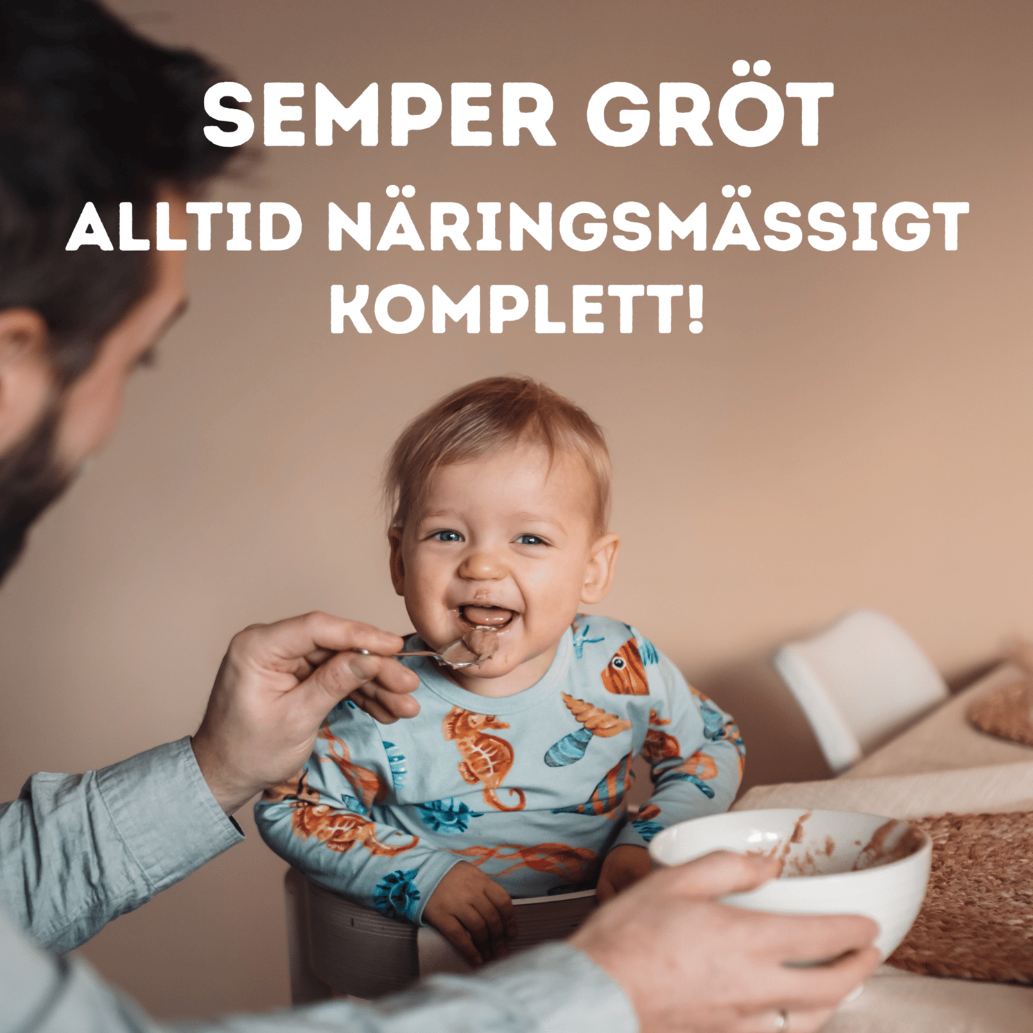 Semper Havregröt Mild & Naturell, 4 mån 480 g