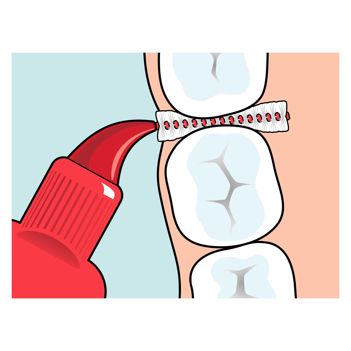 TePe Mellanrumsborste Röd 0,5 mm 20-pack