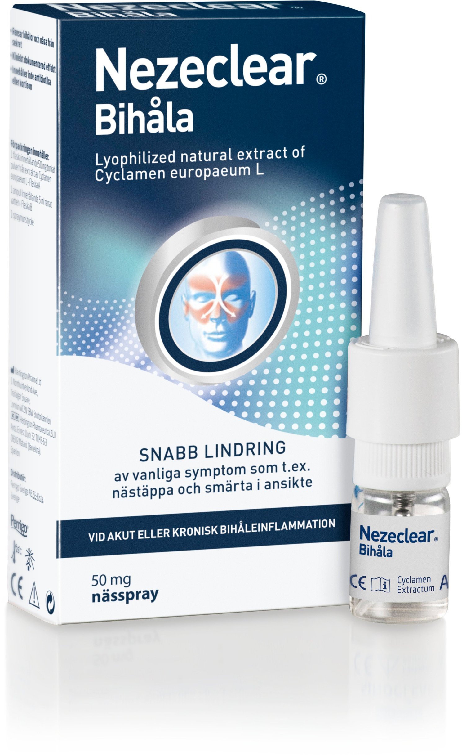 Nezeclear Bihåla Nässpray Behandling Av Bihåleinflammation 50 mg