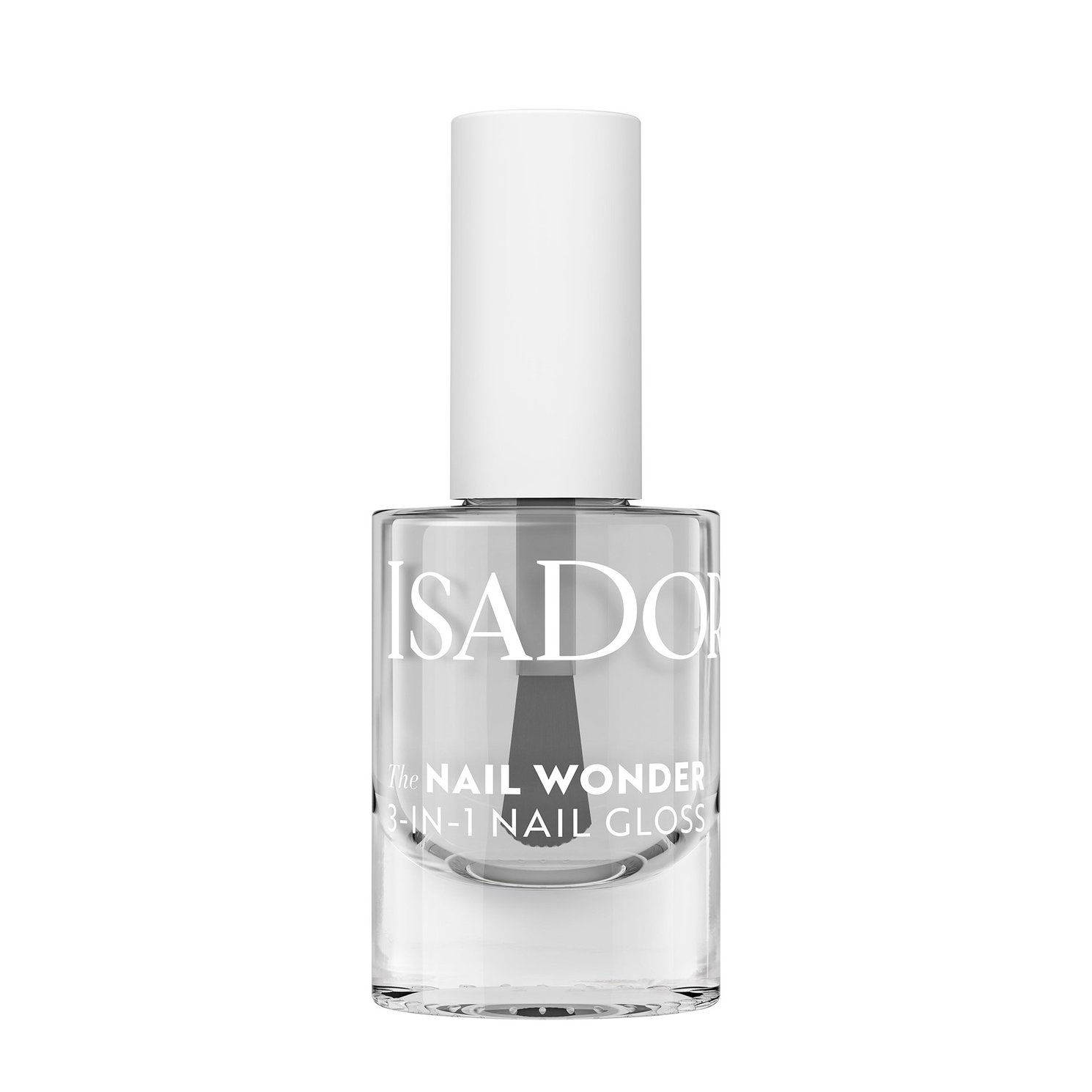 Isadora The Nail Wonder 3 in 1 Nail Polish 01 Clear 3-in-1