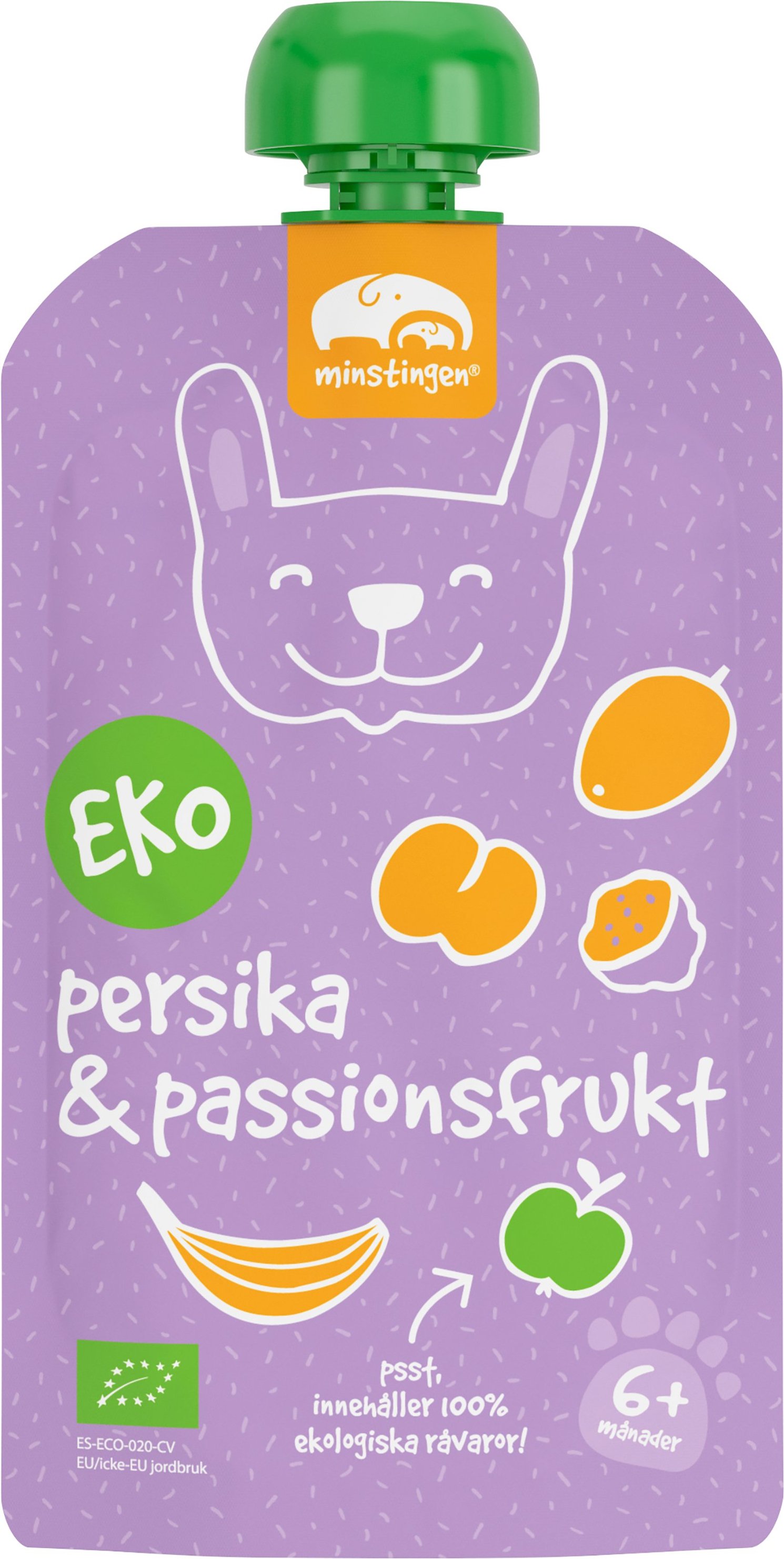 Minstingen Smoothie Persika/passion 120 g