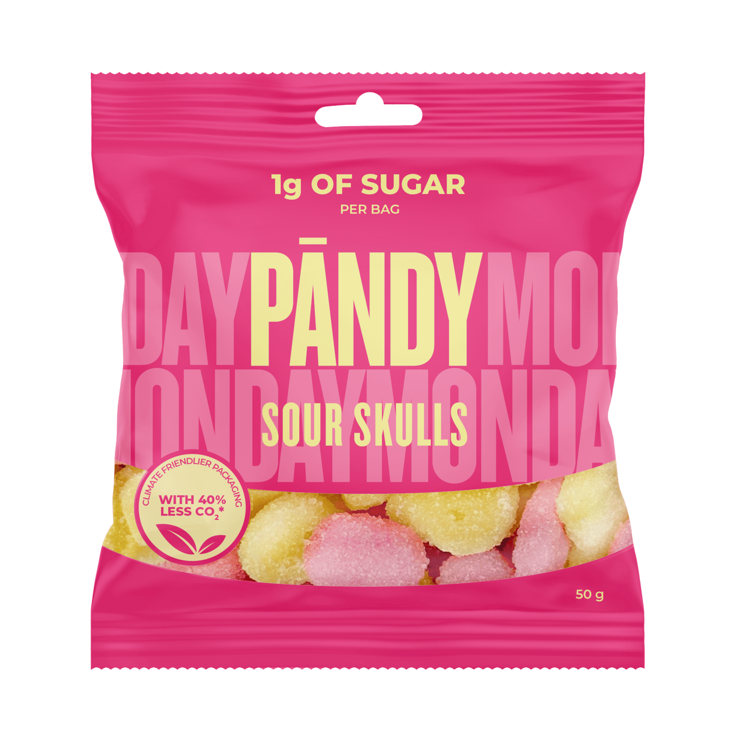 Pändy Candy Sour Skulls 50 g