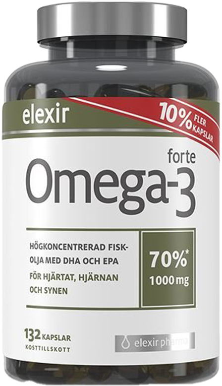 Elexir Omega-3 Forte 1000 mg 132 kapslar