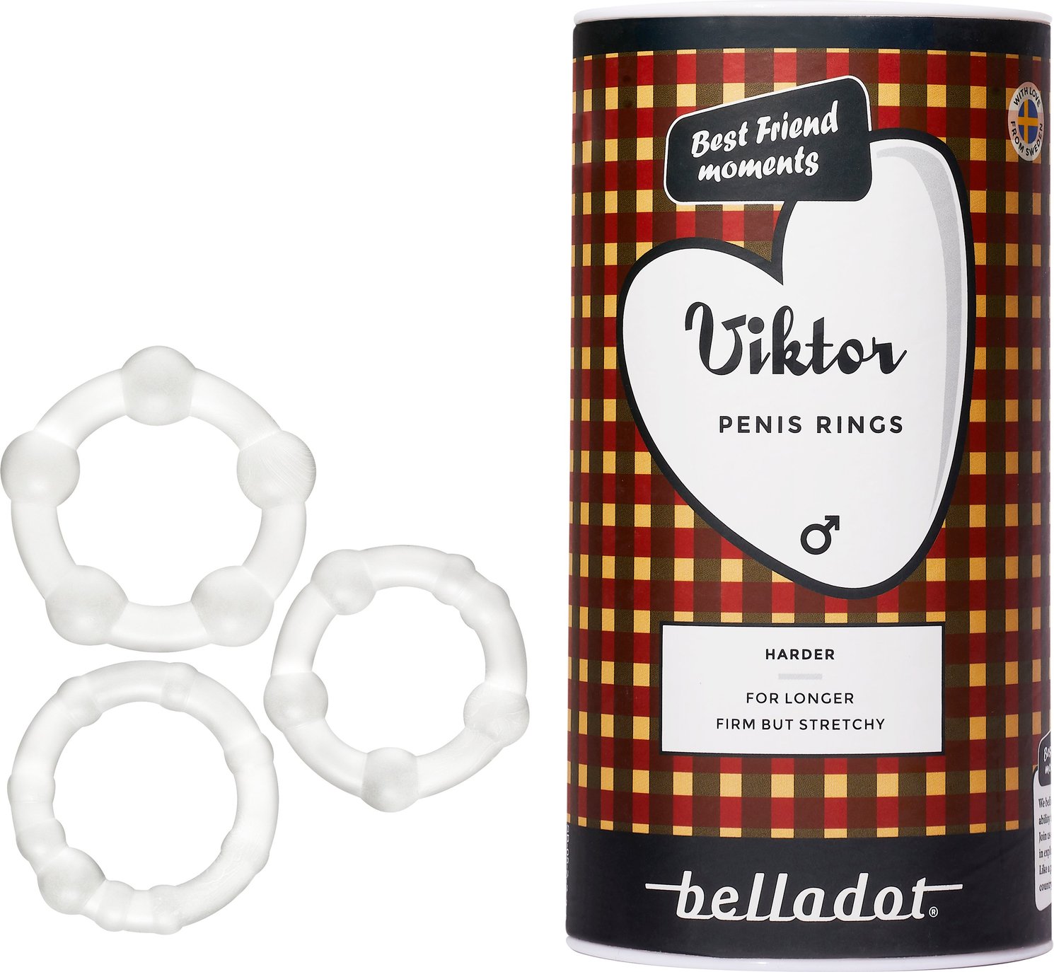 Belladot Viktor penisringar 3 st