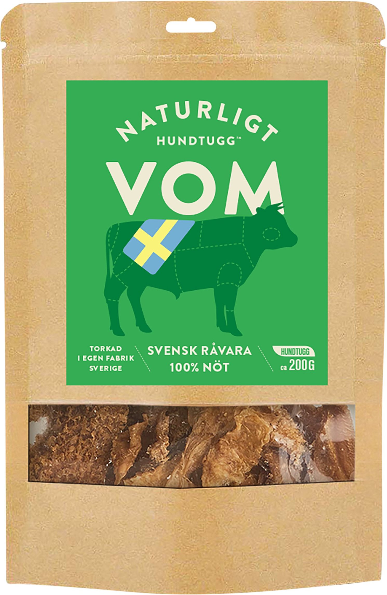 Naturligt Hundtugg Nötvom 200g