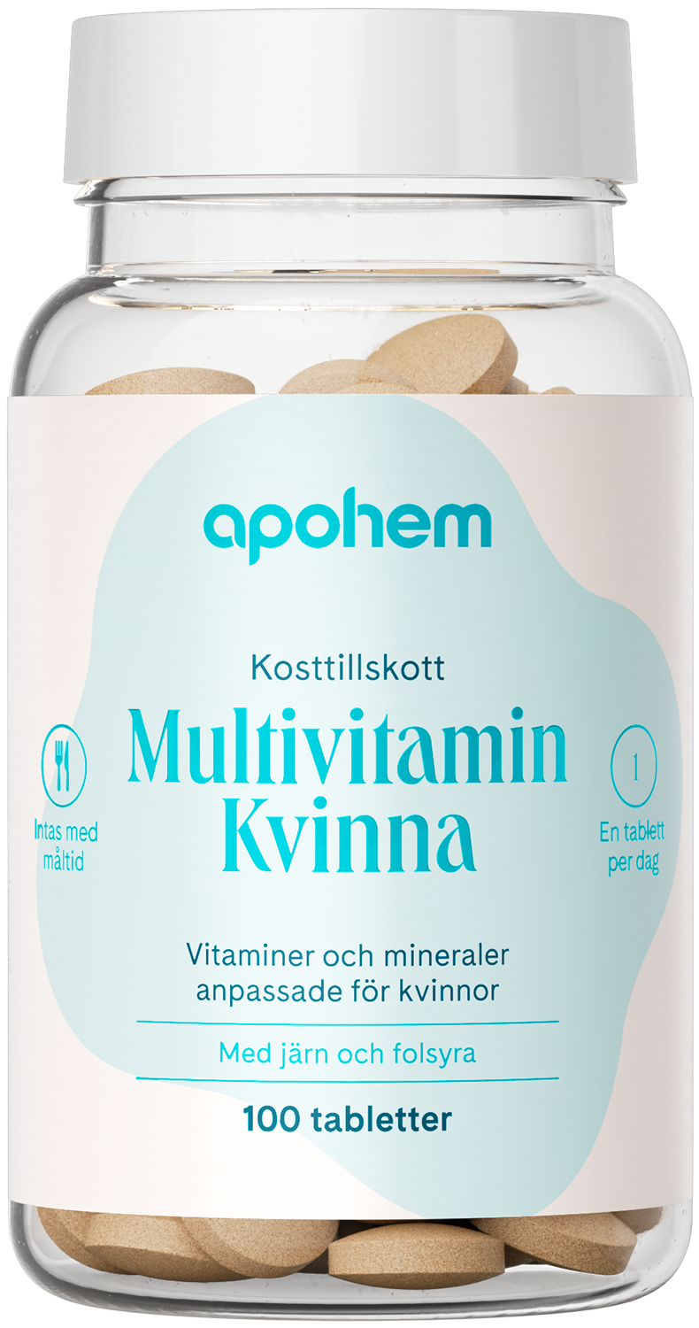 Apohem Multivitamin Kvinna 100 tabletter