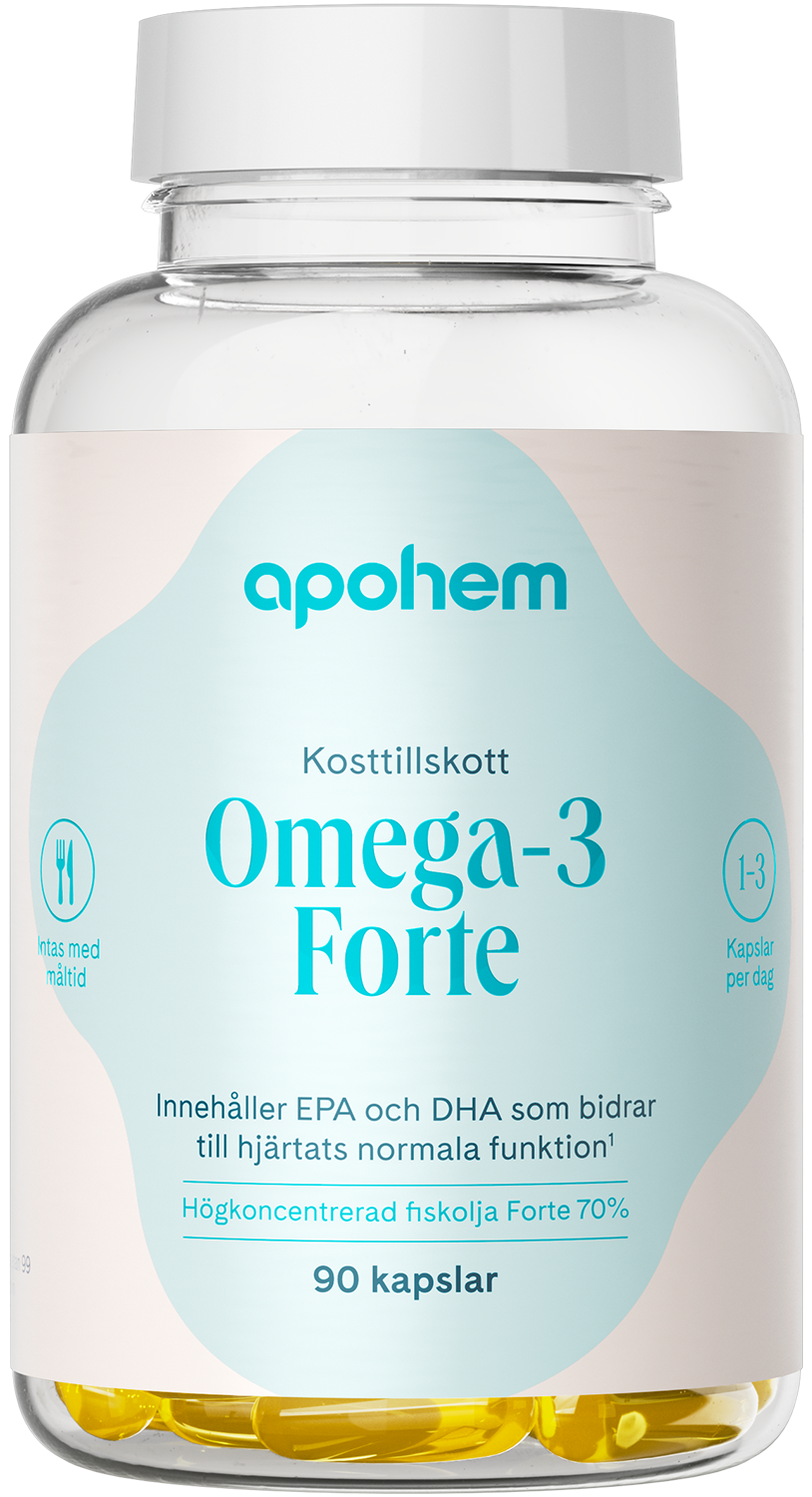 Apohem Omega-3 Forte 70% 90 kapslar