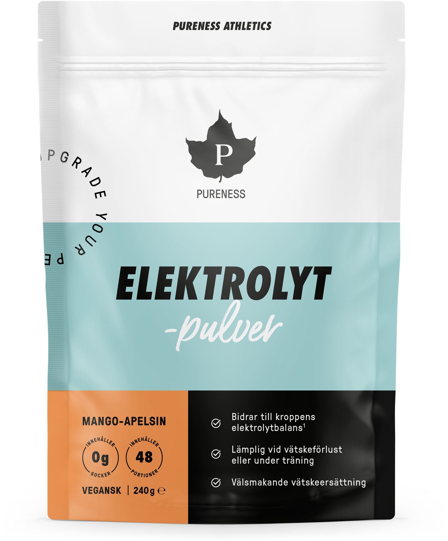 Pureness Elektrolytpulver Mango Apelsin 240g