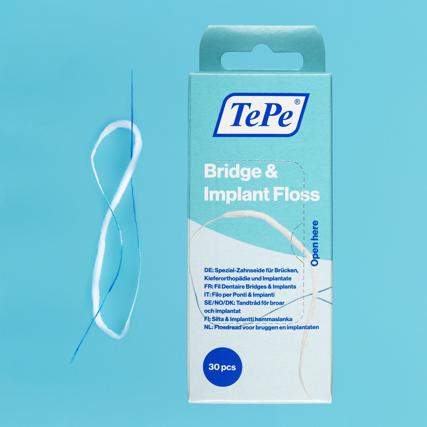 TePe Bridge & Implant Floss 30 st
