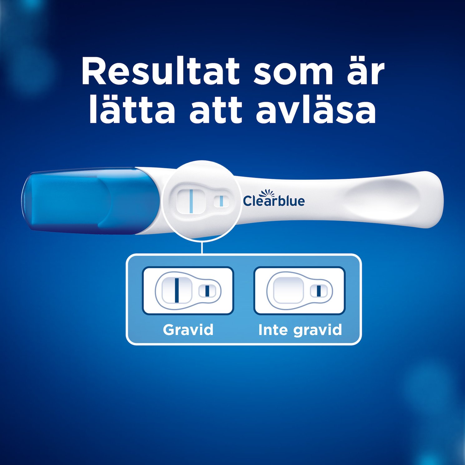 Clearblue Trippelcheck + Datum Kombinationspaket Graviditetstest 3 st