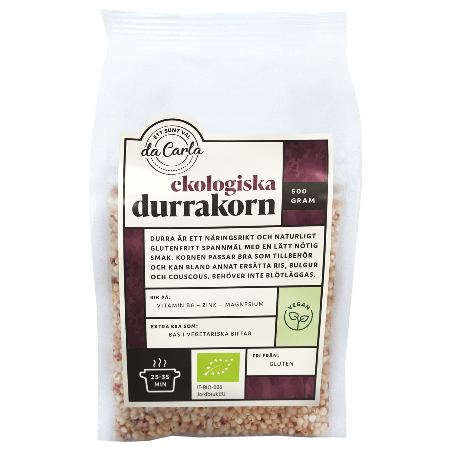 Da Carla Durra Korn 500 g