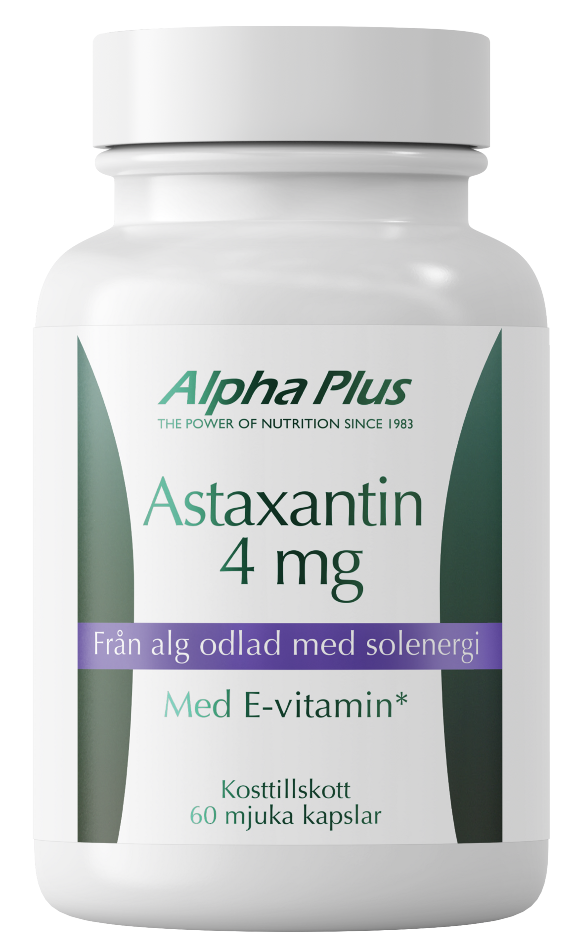 Alpha Plus Astaxantin 4mg 60 kapslar