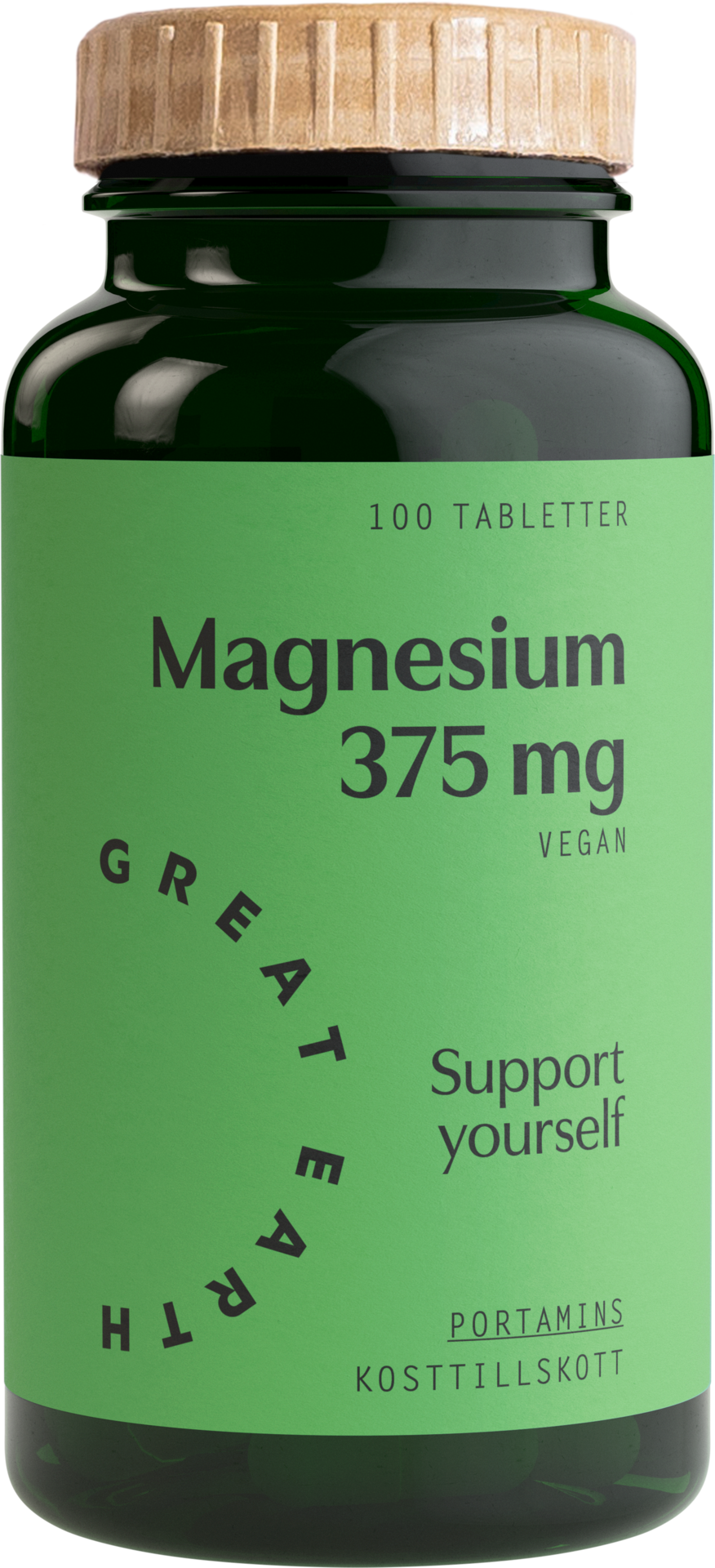 Great Earth Magnesium 375mg 100 tabletter