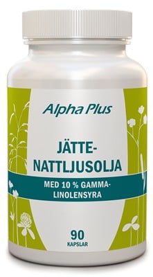 Alpha Plus Jättenattljusolja 90 kapslar