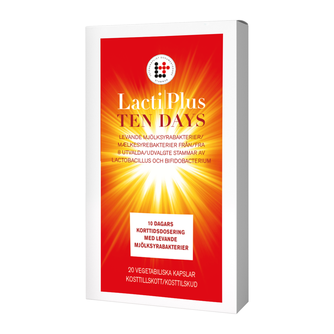 LactiPlus Ten Days Mjölksyrabakterier 20 st