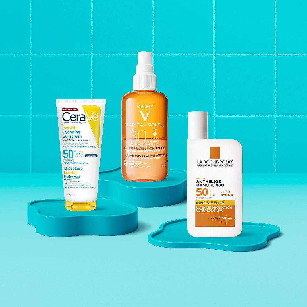 La Roche-Posay, CeraVe & Vichy