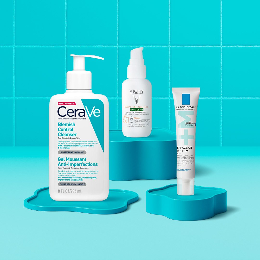 La Roche-Posay, CeraVe & Vichy