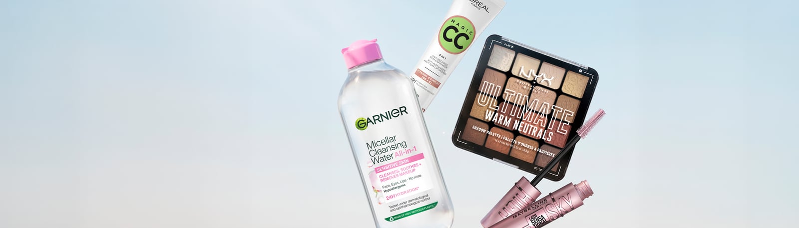LOreal, Maybelline, NYX, Garnier