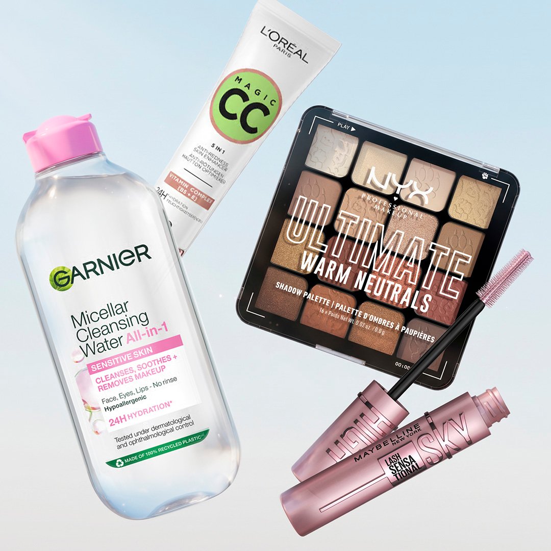 Loreal Paris, Maybelline, NYX, Garnier
