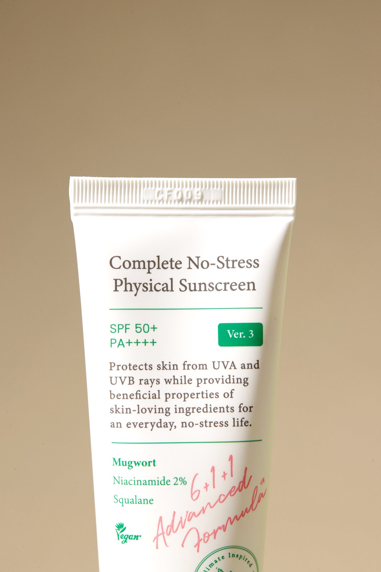 AXIS-Y Complete No-Stress Physical Sunscreen V3 SPF50 50ml