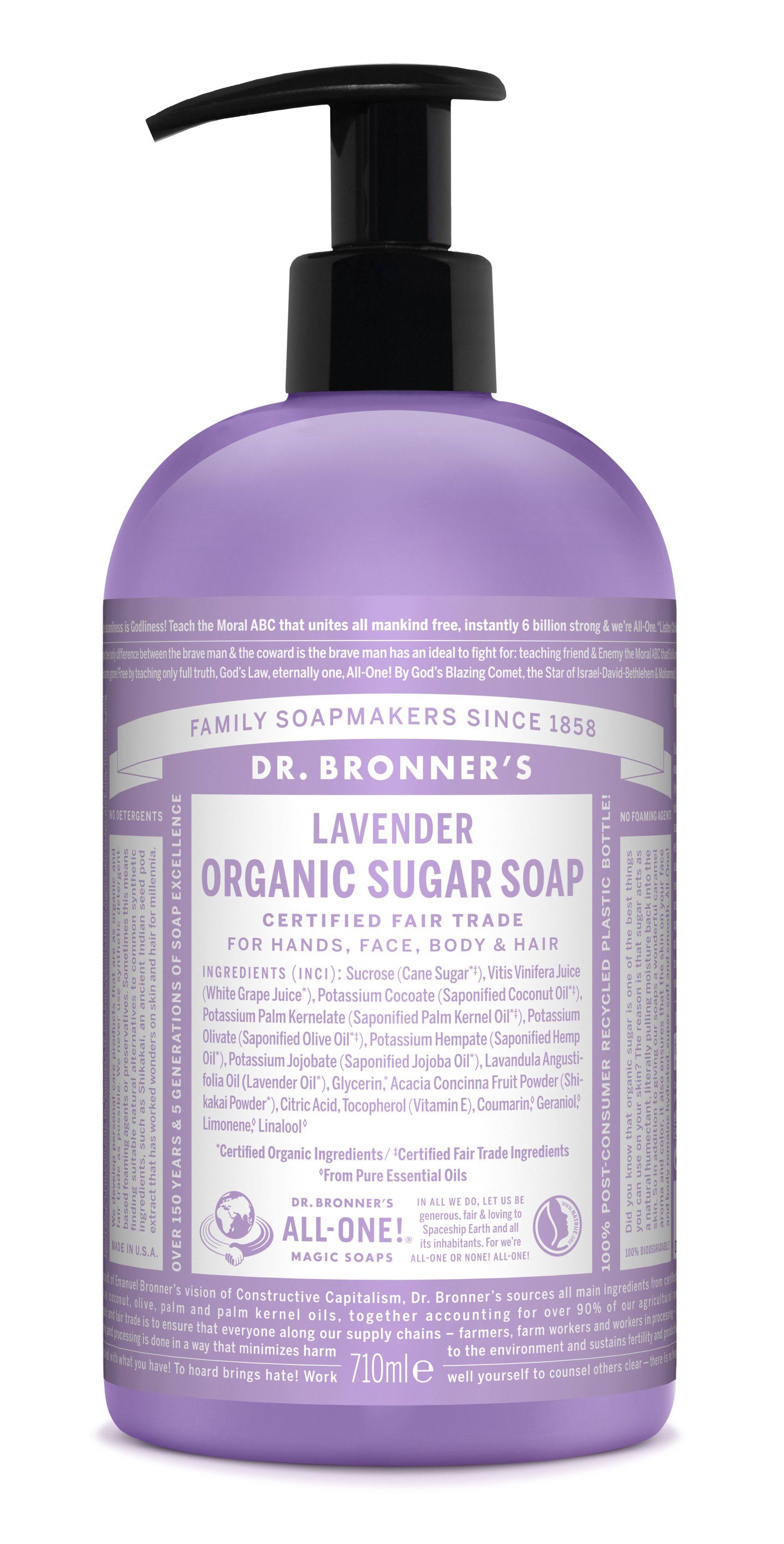 Dr. Bronner’s Lavender Liquid Soap 710 ml