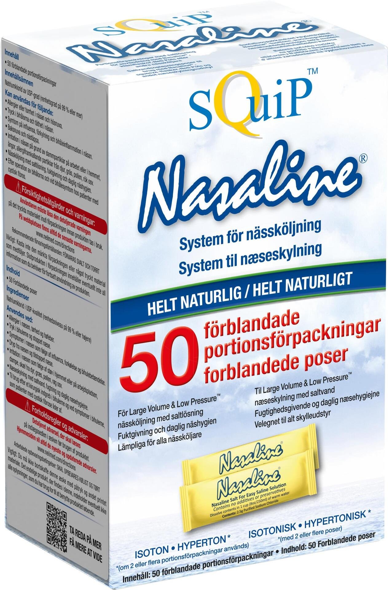 Nasaline Salt Refill 50 Saltpåsar