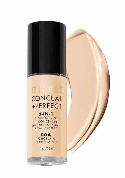 Milani Conceal + Perfect 2-in-1 Foundation + Concealer 00A Porcelain 30 ml