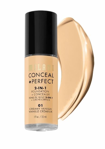 Milani Conceal + Perfect 2-in-1 Foundation & Concealer 01 Creamy Vanilla 30 ml