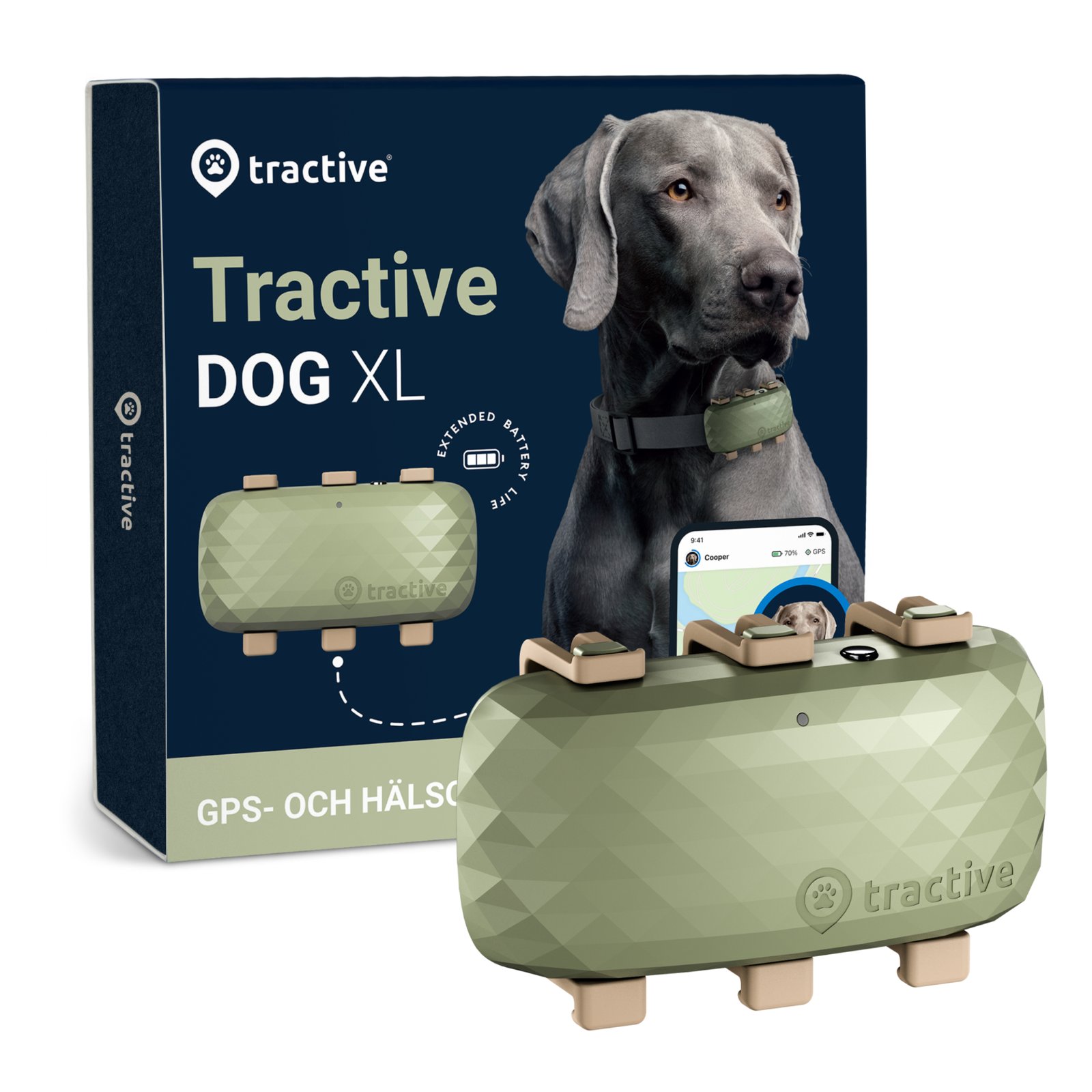 Tractive GPS DOG XL Green 1 st