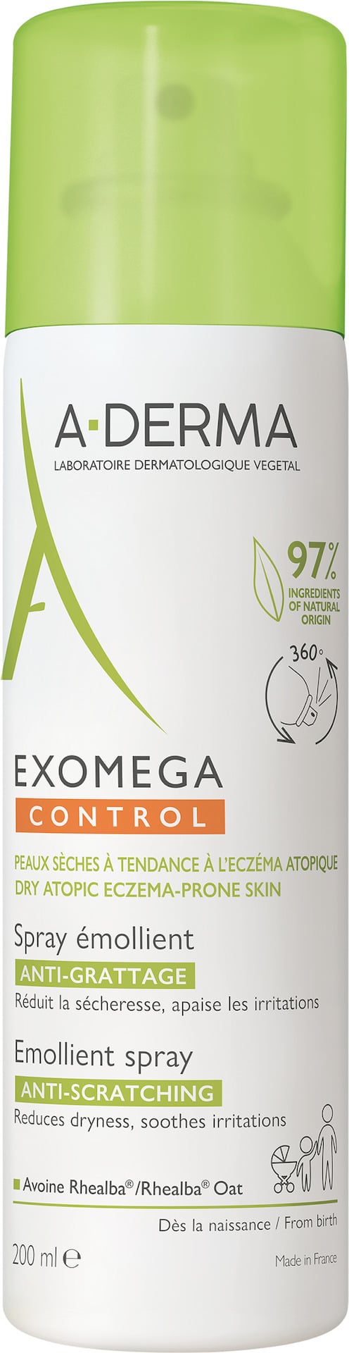 A-derma Exomega CONTROL Spray 200ml