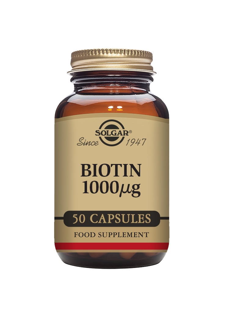 Solgar Biotin 1000µg 50 kapslar