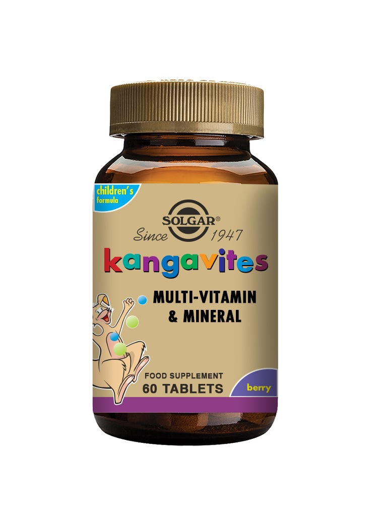 Solgar Kangavites Multivitamin & Mineral Berry 60 tuggtabletter